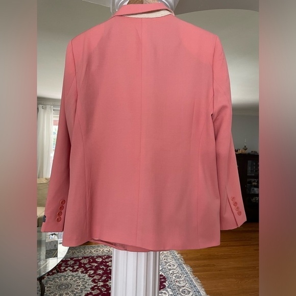 COPY - Austin Reed women’s Blazer jacket 100% worsted wool size 14 P one button… - Picture 2 of 9